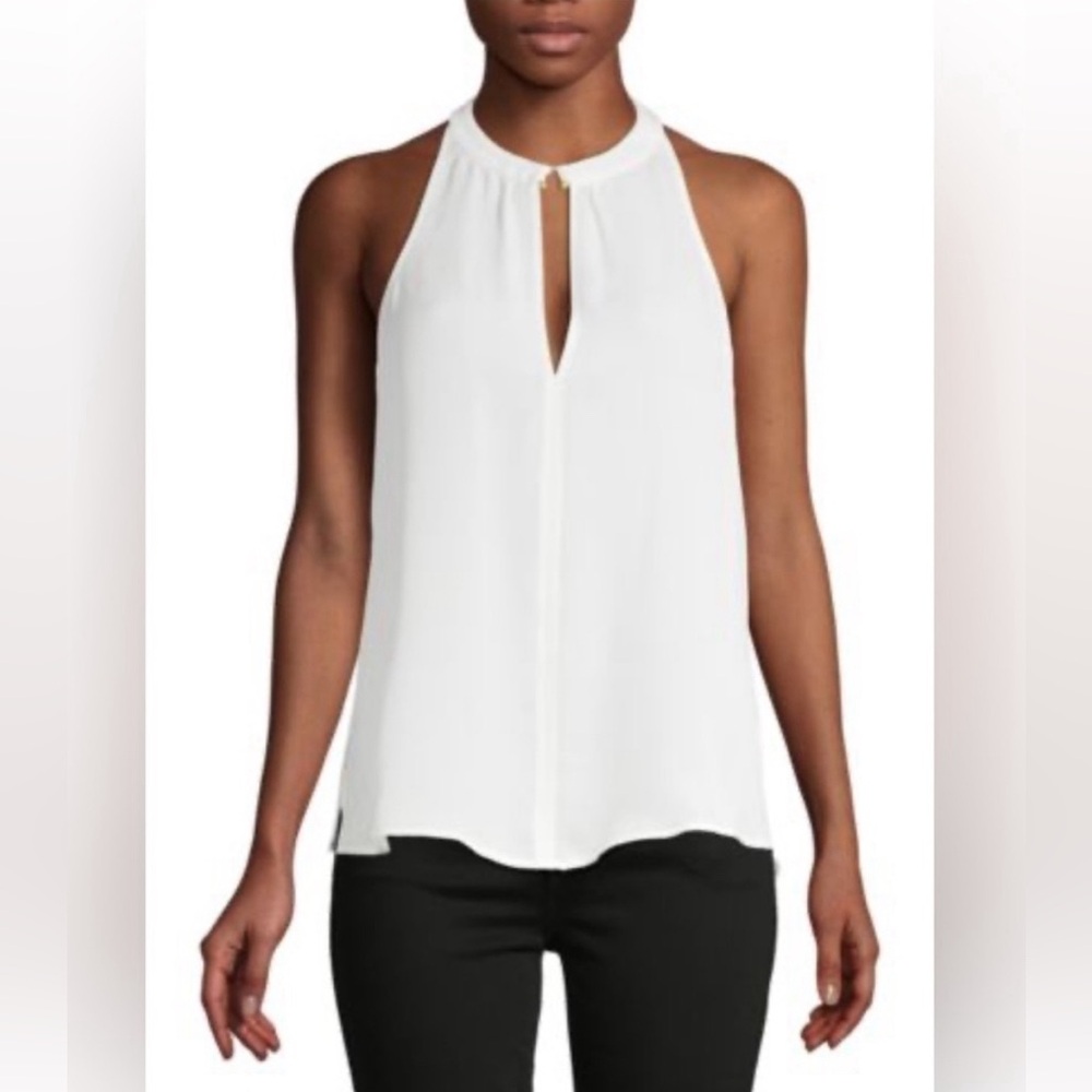 Alc top blouse white sleeveless